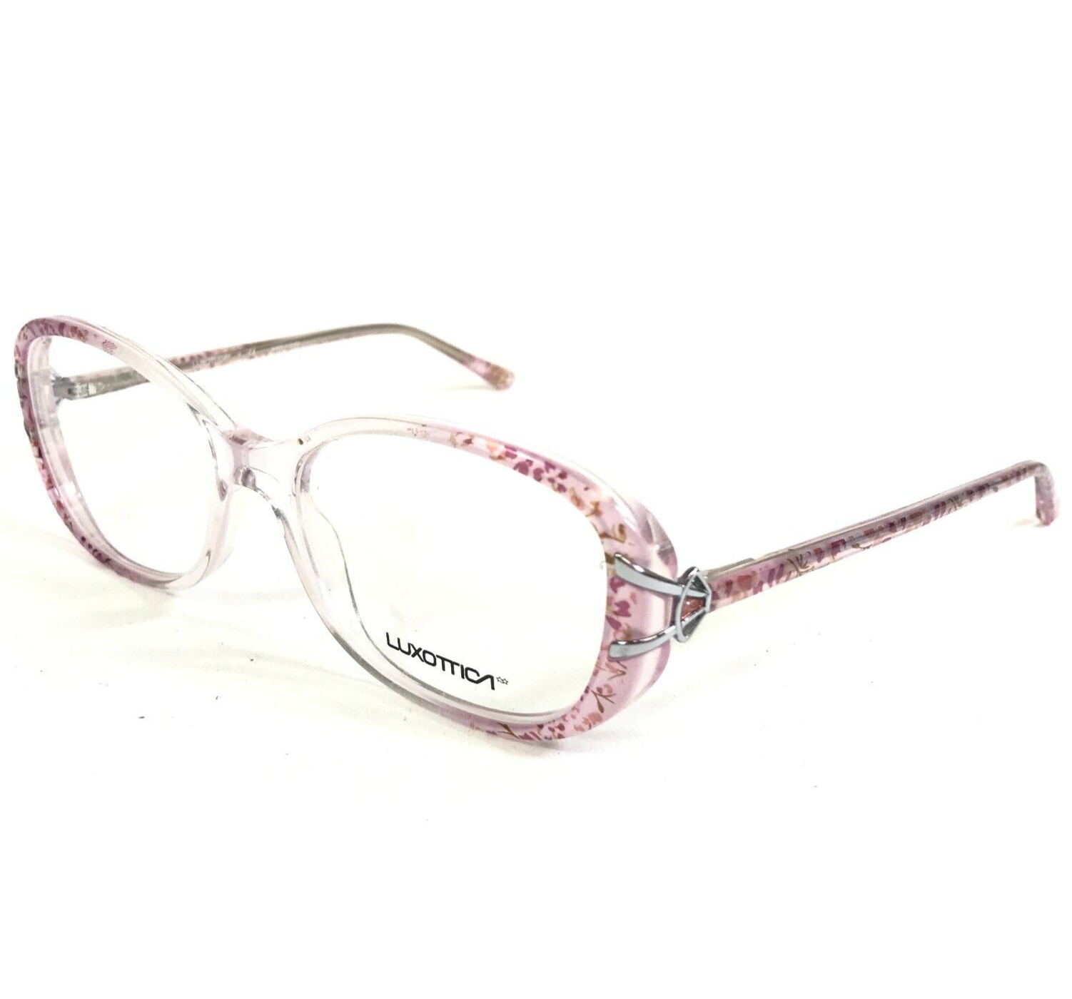 Luxottica Eyeglasses Frames LU 4339 C545 Clear Purple Pink Silver 51-16-135 - $27.84