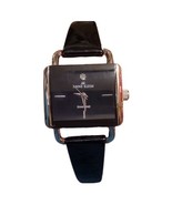 Anne Klein Diamond Black &amp; Silver Toned Wristwatch - £13.36 GBP
