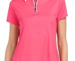 NWT Ladies BELYN KEY MELON HOT PINK Keystone BK Cap Sleeve Golf Shirt XS... - £39.22 GBP