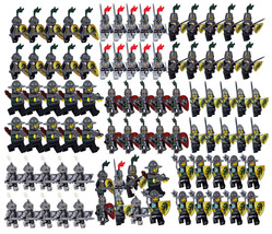 Medieval Kingdom Knights Soliders Warriors Army Collection 88 Minifigure Sets - £12.42 GBP+