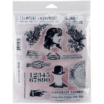 Stampers Anonymous Ladies &amp; Gentlemen Cling Mounted Stamp Set, 21.5 x 17... - $18.99+