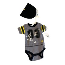 New Reebok RBX Boys Infant Baby 3 6 Months Gray 2 pc set outfit bodysuit... - $9.89
