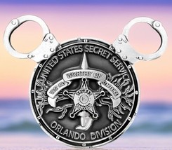 Mickey Club House Challenge Coin Gray Secret Service Disney Minnie Ears - $16.95