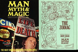 Man Myth &amp; Magic Magazine No 02 W Zodiac Poster Purnell 1970 Vf - $49.95