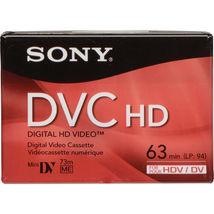 1 Sony HD DVM-63HDR DV tape for HC9 FX1 HVR V1U Z7U Z7 Z5U A1U HD1000U c... - $42.15
