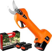 Kebtek Electric Pruning Shears Cordless Portable Electric Pruner With 2Pack 2Ah - £132.08 GBP