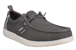 Hurley Mens Shoes Gray Grey Loafer Memory Foam Water Repellent Lightweight - $44.99