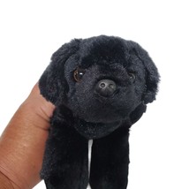 Aurora Plush  Black Dog 5&quot; Long - £6.27 GBP