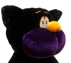 Vintage ASF Toys Inc Purple Cat Kitten Plush Sparkling Dots Stuffed Animal 14&quot;  - £47.50 GBP