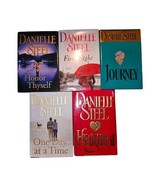 Danielle Steel Books Lot of 5 Journey, First Sight, Heartbeat, Honor Thy... - $9.50