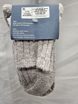 Women's 4-10 Slub 3pk Ankle Socks Universal Thread - Black/Gray image 3