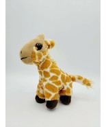 Rhode Island Novelty 7&quot; Giraffe Plush Stuffed Animal Toy Brown &amp; Yellow - £4.81 GBP