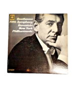 Beethoven 5th Symphony Bernstein New York Philharmonic Vinyl Record MLC5... - $3.89