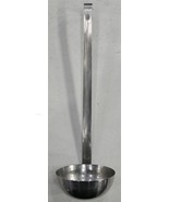Vtg 8 Oz 237 ml Stainless Steel Soup Ladle 15&quot; Commercial Restaurantware... - $18.81