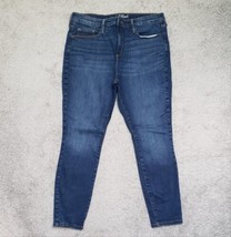 Universal Thread High Rise Skinny Women&#39;s Size 16/33R Blue Denim Jeans - £15.59 GBP