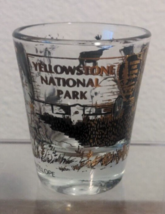 Yellowstone National Park Scenes Shot Glass - Souvenir - USED - $7.69