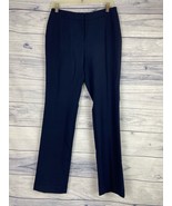 So Slimming Chicos 0 Trouser Pant Women S 4 Navy Blue Mid Rise 30x30 Str... - £15.58 GBP