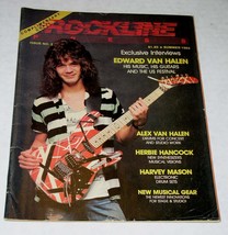 Eddie Van Halen Rockline Press Magazine Vintage 1983 - £27.67 GBP