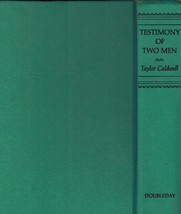 Testimony Of Tow Men Caldwell, Taylor 1968 Hardcover - $14.89