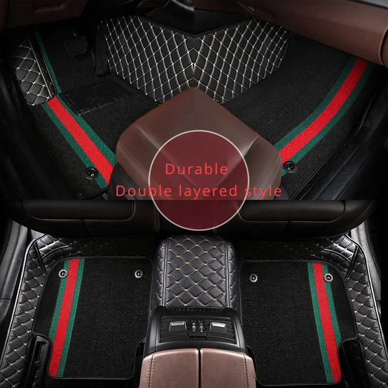 Customized Style Luxury Double Layer Car Floor Mat for BMW X6 E71 2008-2014 F16 - £60.19 GBP+