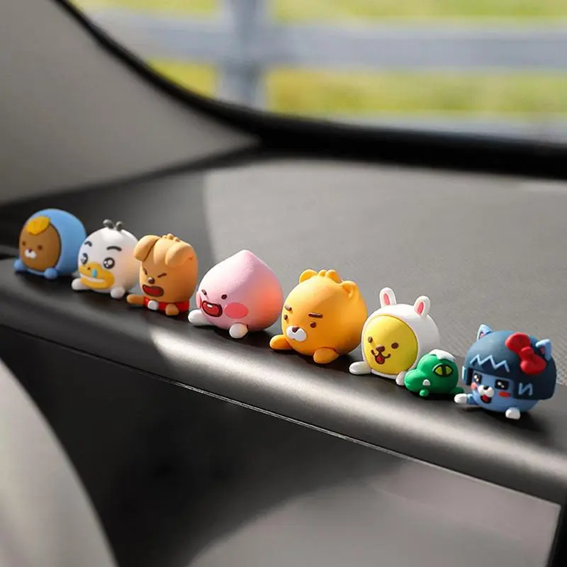 Kakaofriends Figurine Car Ornaments Car Center Console Dashboard Interior Decor - £20.43 GBP+