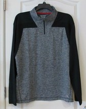 Champion Elite Performance DOUBLE DRY 1/4zip Pullover Charoal Mens Sz. L... - $438.72 MXN