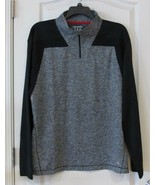 Champion Elite Performance DOUBLE DRY 1/4zip Pullover Charoal Mens Sz. L... - $438.49 MXN