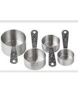 Pioneer Woman ~ Set of Four (4) Stainless Steel Measuring Cups ~ Breezy ... - $31.75 CAD