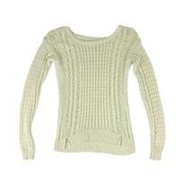 American Eagle Outfitters Women&#39;s S Wide Cable Crochet Knit Sweater, Lig... - £14.54 GBP