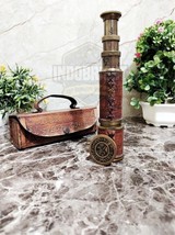 Antique Brass Telescope With Leather Cover - Dollond London Vintage Tele... - $75.74
