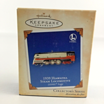 Hallmark Keepsake Christmas Ornament Lionel Train 1939 Hiawatha Steam Locomotive - $33.61