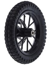 12.5 X 2.75in Front Wheel Tire and Rim, Rubber Tire + Metal Wheel A (black) - $44.55