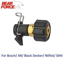 Pressure Washer Outlet Hose Connector Converter for Bosch AR gold - £13.00 GBP