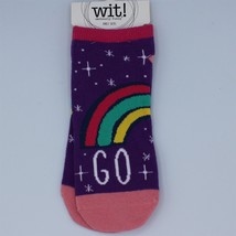 Wit! Gifts Womens Ankle Socks Rainbow One Size Fits Most Pink - $12.19