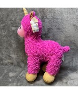 Build a Bear Workshop BABW Pink Sparkle Llamacorn With Tag Stuffed Toy 18&quot; - $27.34 CAD