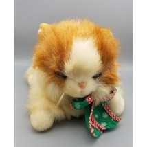 The Gingham Dog and the Calico Cat 1990 Commonwealth Plush Christmas Toy 12&quot; - £11.86 GBP