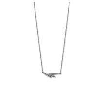 Oxidized Sterling Silver Rosemary Sprig 17&quot; + 2&quot; Necklace - £28.14 GBP