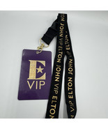 Elton John VIP Pass Final Concert Tour 2019 Lanyard Farewell Yellow Bric... - $11.30