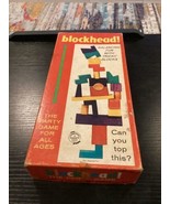 Vintage BLOCKHEAD Game 1954 SAALFIELD Are You A BLOCKHEAD? Party Game Wo... - £23.36 GBP