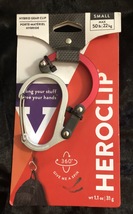 HEROCLIP Carabiner Clip and Hook (Small) for Purse, Stroller, and Backpack - £15.76 GBP