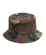 NWOT WOODLAND BDU PATTERN SUN BUCKET HAT WITHOUT CHIN STRAP - $322.67 MXN