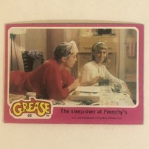 Grease Trading Card 1978 #40 Sleep-Over At Frenchy’s - £1.97 GBP