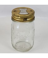 Vintage Ball Mason Jar 61A w/ Lid 5.25 Inch Tall 12 Ounce - $266.55 MXN