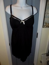 Joan Small &amp; Sexy Black Nightie Babydoll Size 40D Women&#39;s EUC - £17.50 GBP