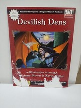 *Damaged* Devilish Dens A D20 Dnd RPG Adventure Accessory Sourcebook - $7.12