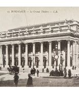 Bordeaux France Grand Theater Downtown 1910s WW1 Era #2 Postcard PCBG12A - €17,13 EUR