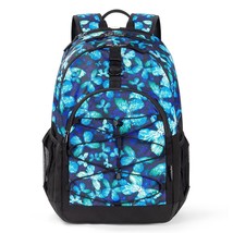 Butterfly Backpack For Teen Girls, Travel School Backpack For Girls Midd... - £58.83 GBP