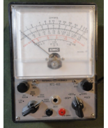 TESTED WORKING NATIONAL TECHNICAL SCHOOLS NTS-468 VOLT OHM METER MODEL 110 - £23.48 GBP