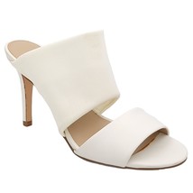 H By Halston Women Stiletto Heel Slide Sandals Victoria Size US 7.5M White - £10.28 GBP