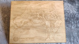 Laser engraved original Cyrodiil map - The Elder Scrolls IV - £28.53 GBP